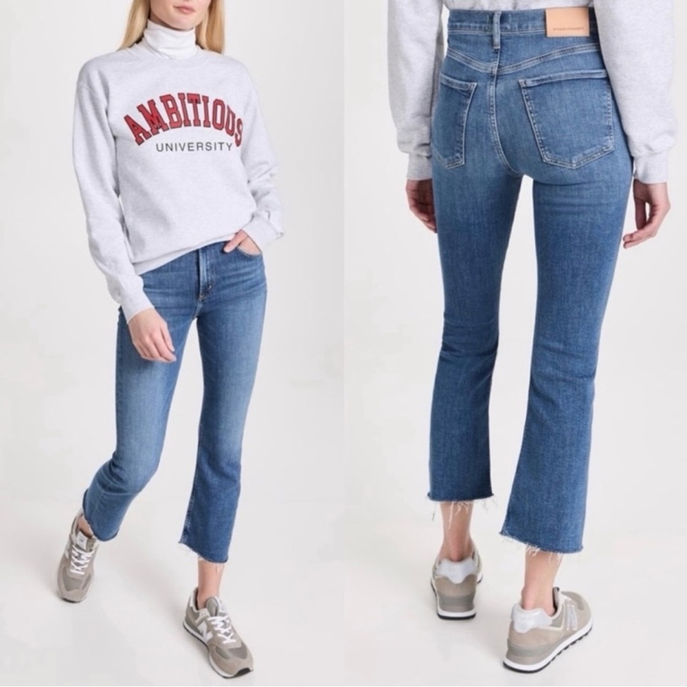 Citizens Of Humanity Isola Straight Kick Crop Ankle Jeans Size 31